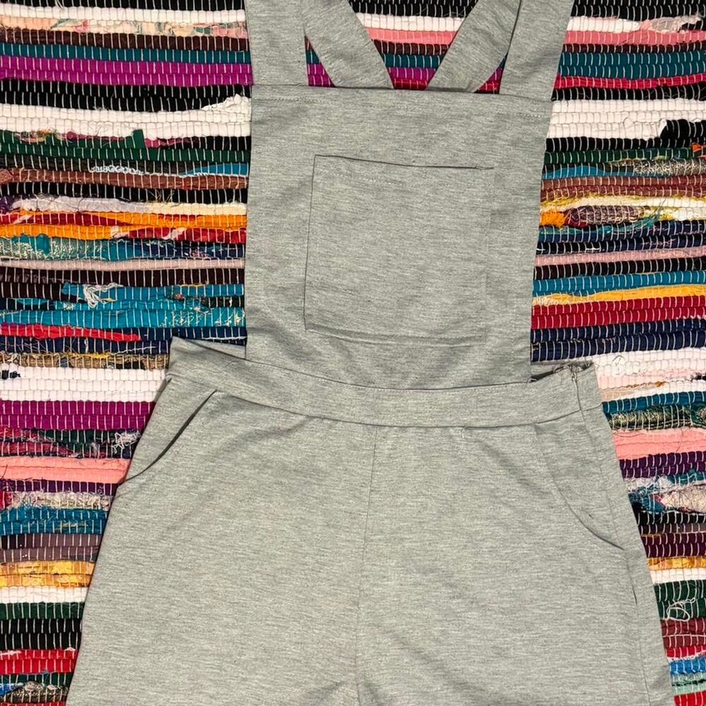 Women's Gray Romper